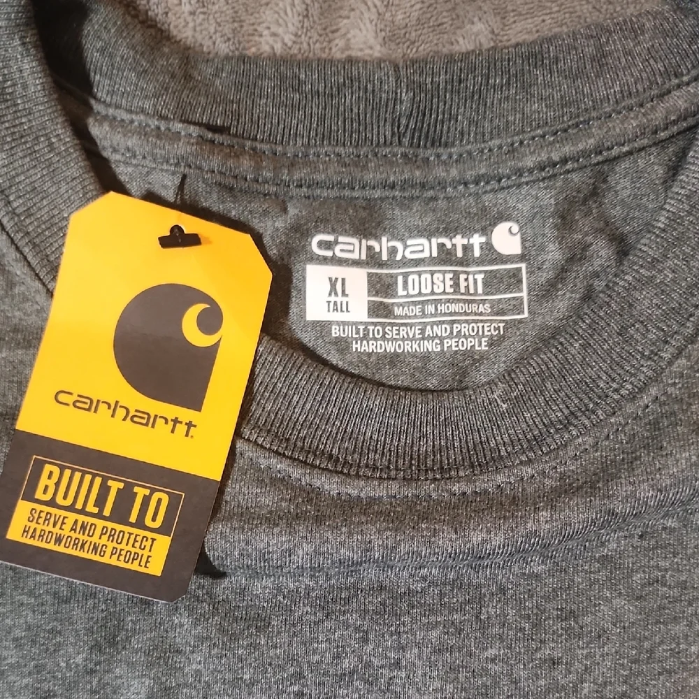 Carhartt Dark Gray Crew Neck Shirt - Picture 2 of 4